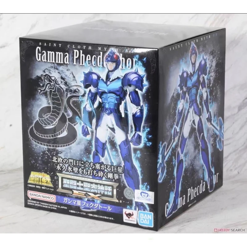 

In Stock Original Bandai Genuine Saint Seiya Myth Cloth 18 Cm Gamma God of Thunder Movable Figure Metal Armor Model Toy Gift