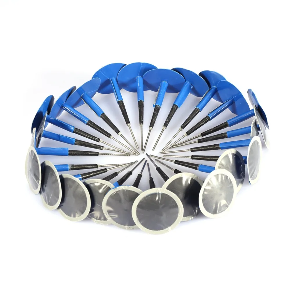 24PCS Rubber Tire Repair Plug Three Specifications Universal Mushroom Plug Patch Traction Steel Nail Tire Patch