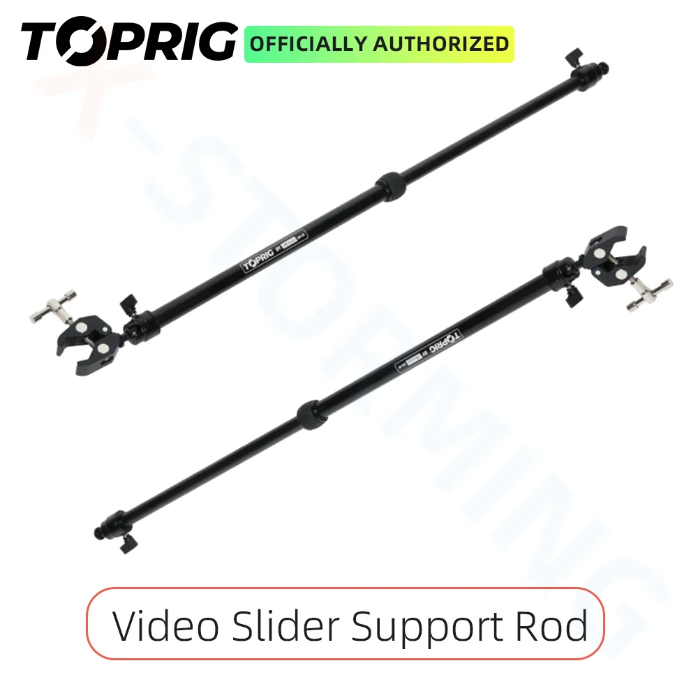 1 pair Camera Video Slider Rail Support Rod for Slider Dolly Rail Track Photography DSLR Camera Stabilizer Tripod Accessories