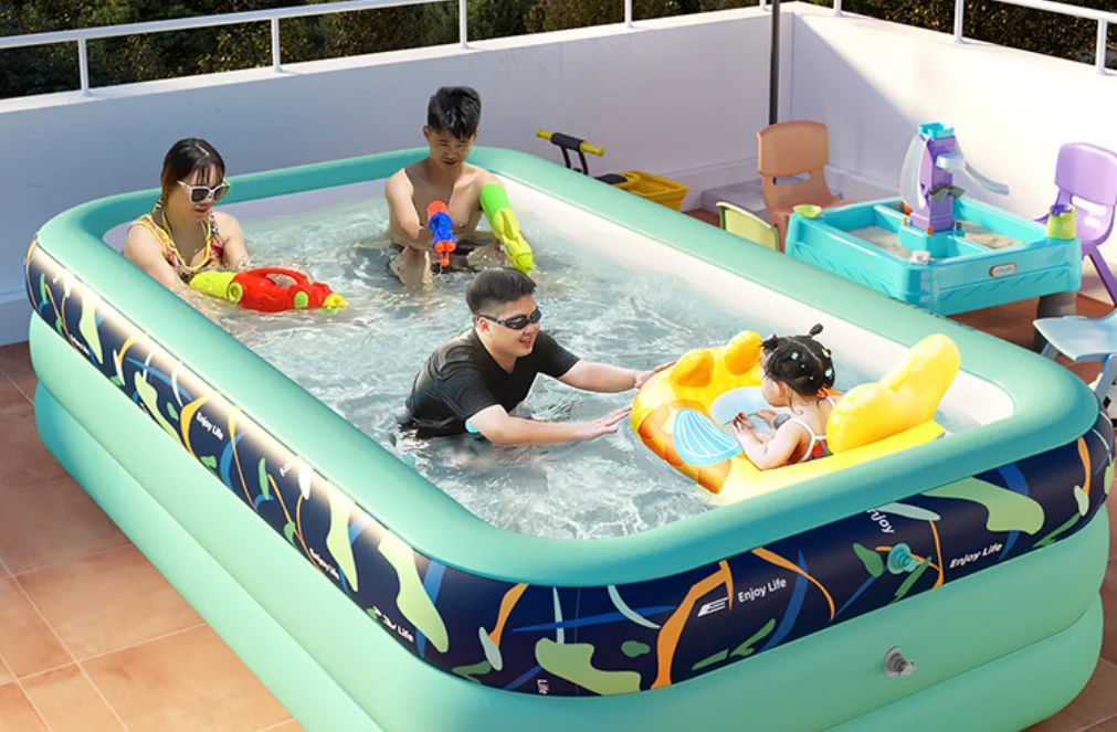 

Hot Retail 3.88m Quick Inflate PVC Inflatable Pool for Home Summer Outdoor Backyard Swimming for Children and Newborns