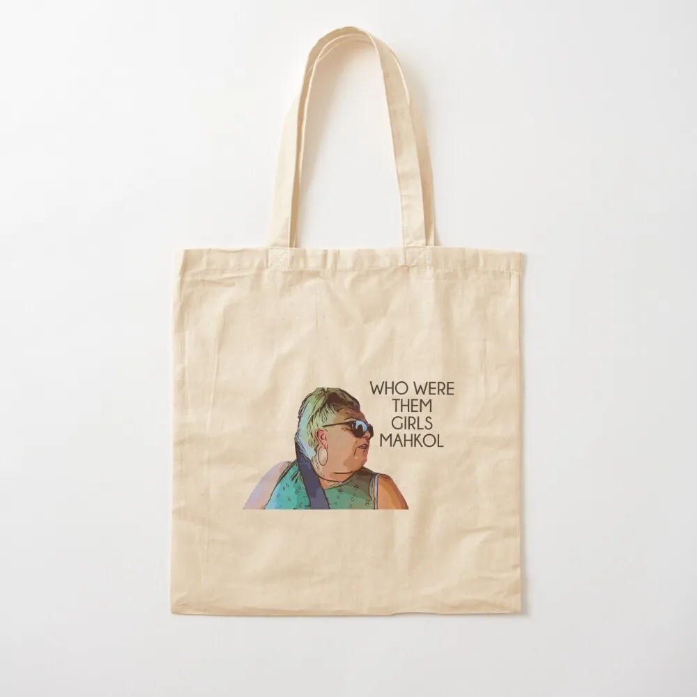 

90-дневная сумка-тоут Angel Who Were Them Girls Mahkol, многоразовые сумки, холщовая сумка через плечо, холщовая сумка для покупок, холщовая сумка-тоут