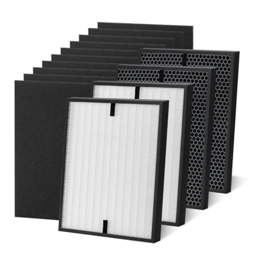 

[14 Pack] 3000 Air Replacement Filters Compatible with Air Doctor 3000 3000M 3000Pro Air Purifier Includes 2 High-Efficiency Ai