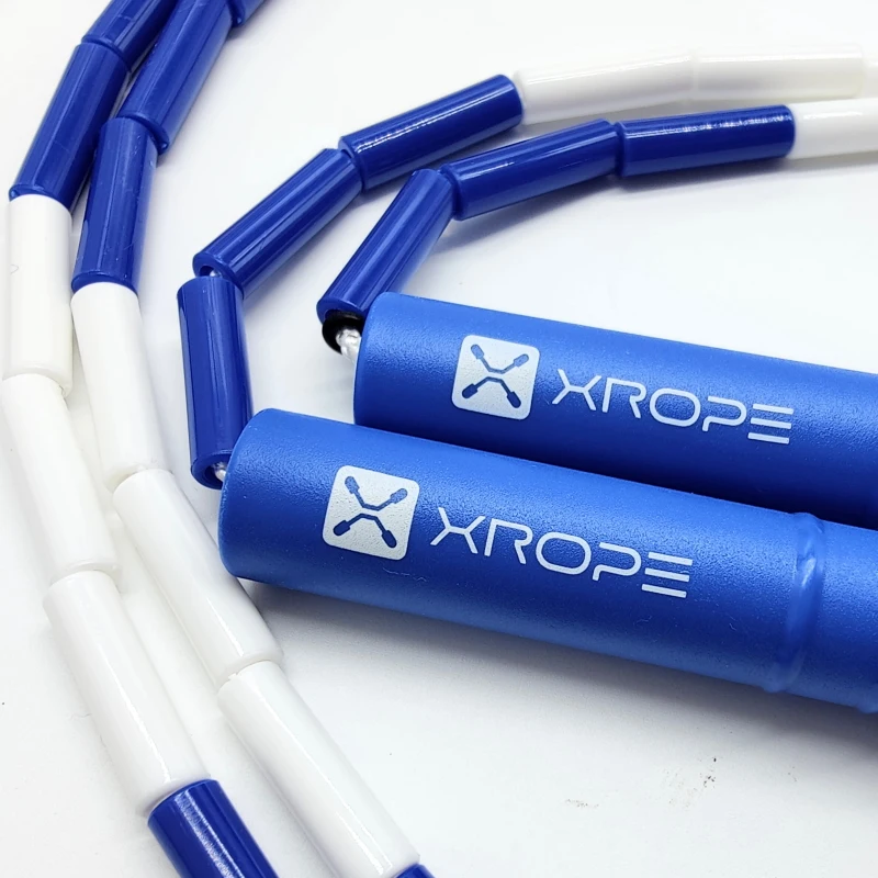 NEVERTOOLATE XROPE ABS 7mm hard beads jump skipping rope beaded skip rope Professional competition 2.9 meter long handle