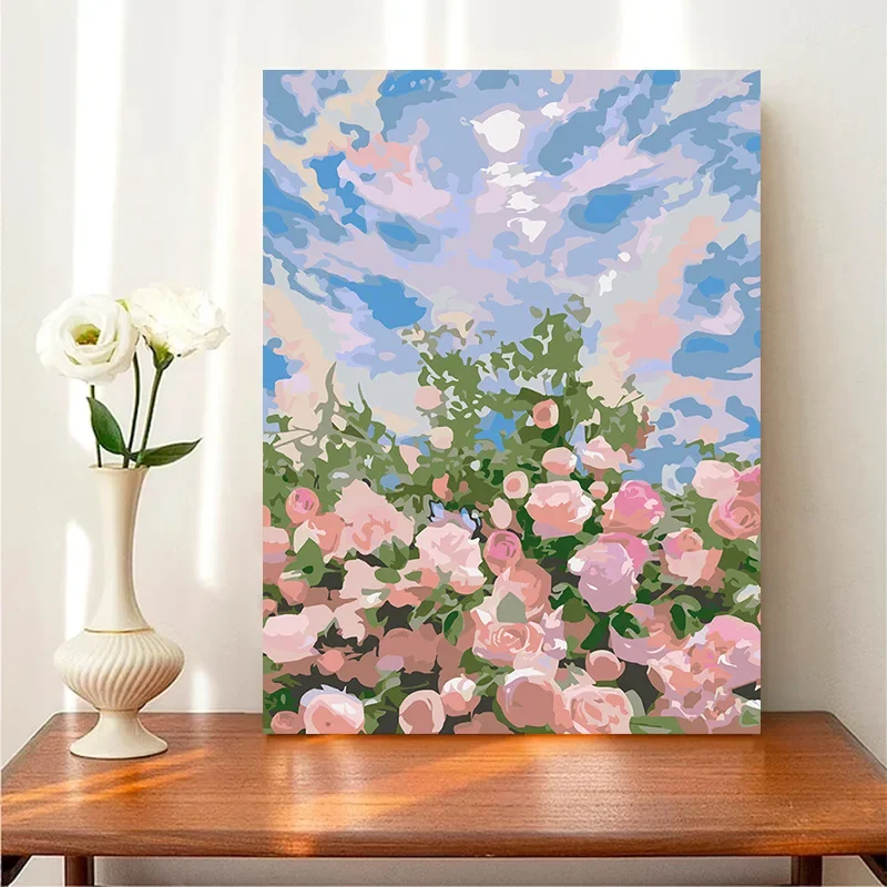 

8109531 Digital ainting, Digital Coloring, Plant Scenery, Flower Landscape, Decoration