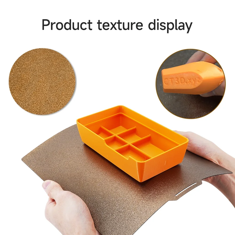 Für Bambu Lab X2D P2S X1 P1S Carbon-Bauplatte A1 PEI-Blatt, texturiert, doppelseitig, PEO PET-Bauplattengestell für Bambulab P1P X1C Bauplatte – Detail 15