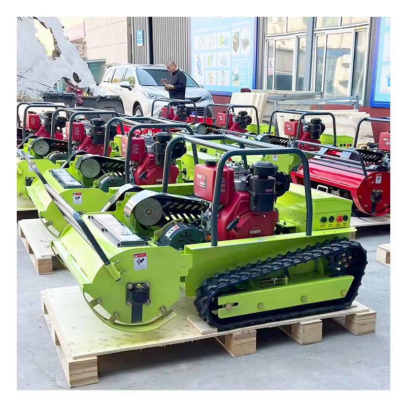 

High-power Flail Lawn Robot Crawler Lawn Mower With CE EPA Certificate 550mm 800mm 1000mm Factory Cheap Grass Cutter