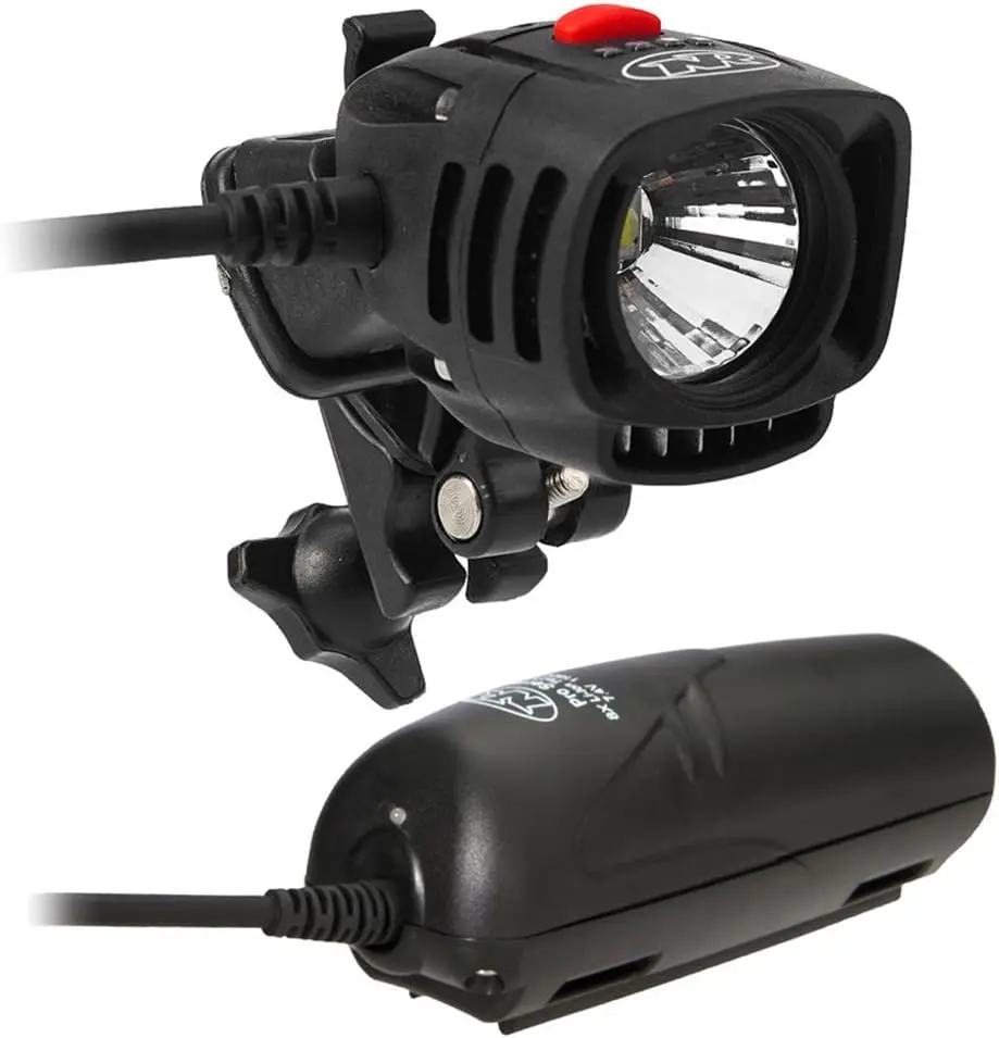 1800 Race, High Performance Lightweight MTB Race Bike Light, 1800 Lumens of Max Output. Durable Bicycle Front Ligh