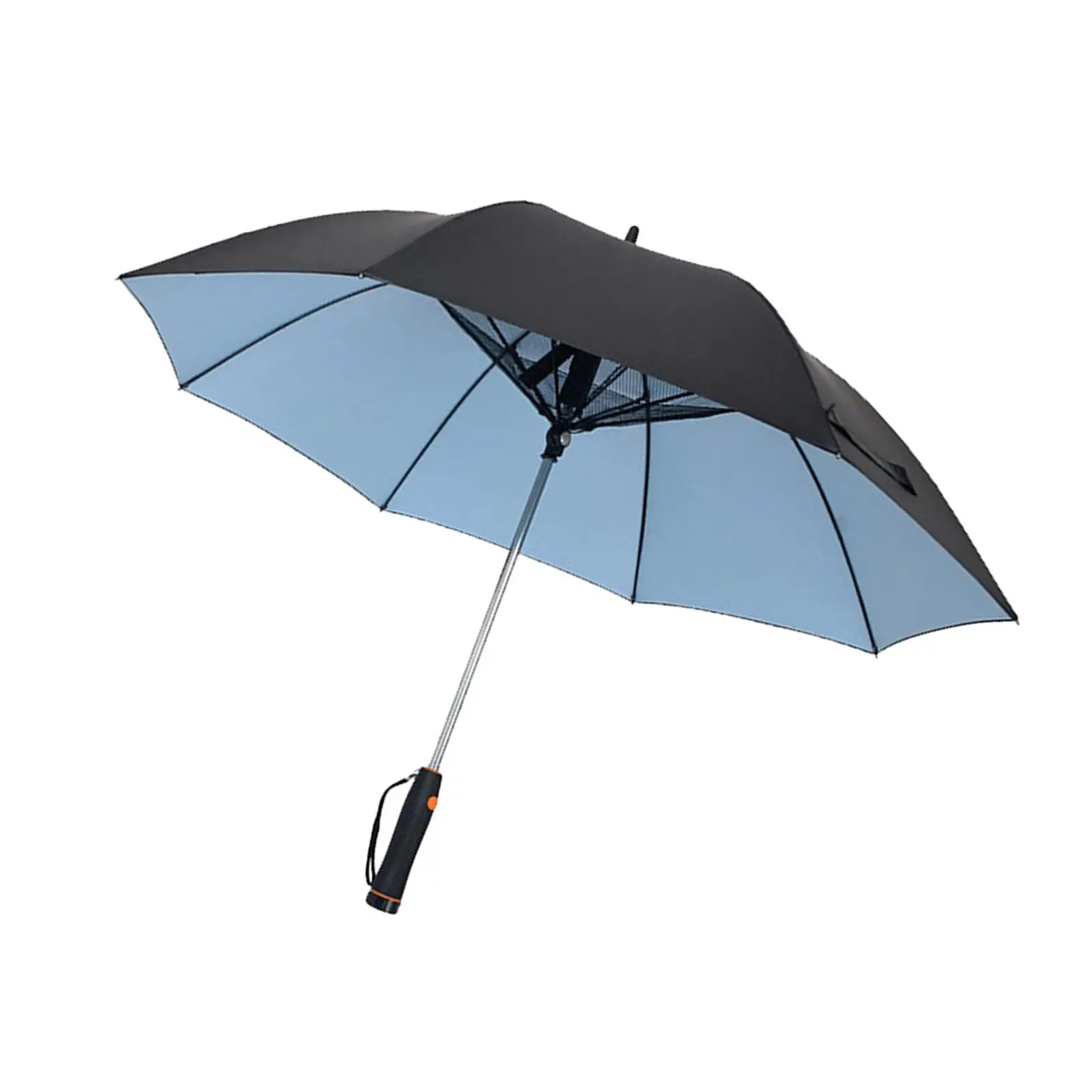Umbrella with Fan Waterproof Compact Umbrella for Walking Backpacking Trips