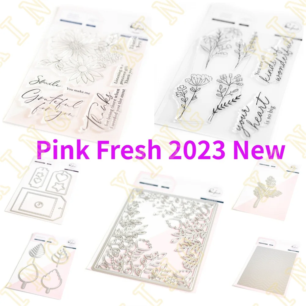 

Metal Cutting Dies Clear Stamps Stencil for Scrapbook Diary Decoration Embossing Template New Arrival Fall Leaf Foliage Flowers