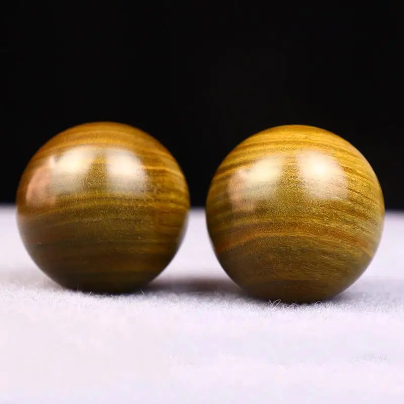 

Rosewood Wood Hand Ball for Elderly Exercise with Built-In Fragrance Chinese Style Carved Wooden Sculpture Home Decor