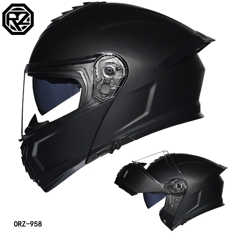 ORZ Bluetooth slot casco Moto Motocross Cascos Para Moto Off Road Moto Abs uomo donna Dot