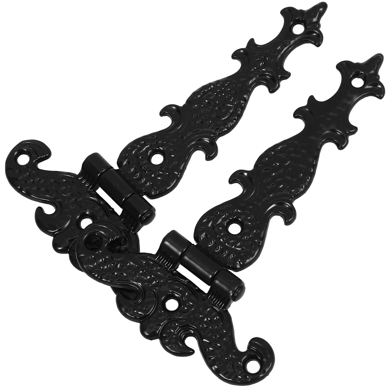 

2Pcs Detachable Door Hinges Zinc Alloy Heavy Duty for Various Types of Wooden Windows Black Hinges External Gate Hinge
