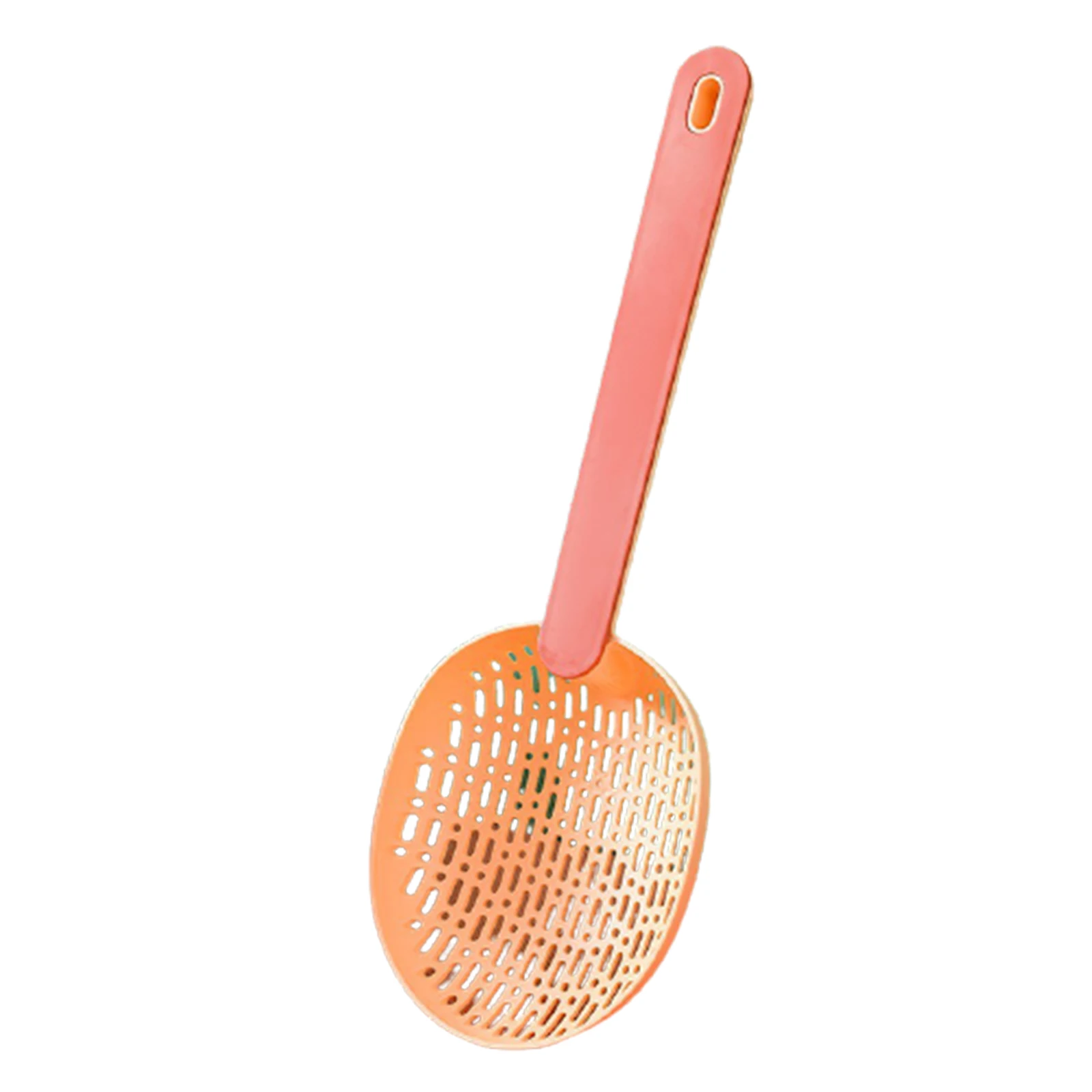 

Draining Spoon High Temperature Resistant Noodle Spoon Hanging Storage Filter Mesh Spoon Household Long-Handled Dumpling