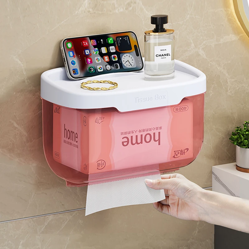 

Restaurant Napkin Tissue Boxes Dry Napkin Face Towel Room Bathroom Tissue Box Hand Towels Plastic Storage Carta Assorbente MHZJH