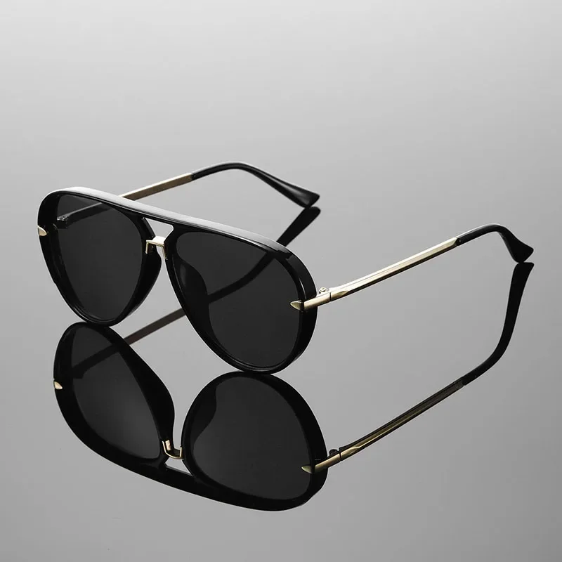 

New Vintage Pilot Sunglasses Women Fashion Double Bridge Candy Color Sun Glasses Trendy Brand Design Korean Style Shades