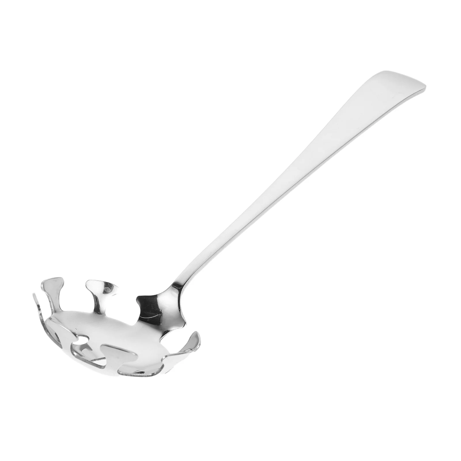 

Stainless Steel Spaghetti Server Spoon with Teeth Non-Slip Handle Pasta Fork Noodle Strainer Kitchen Utensil Pasta Spoon