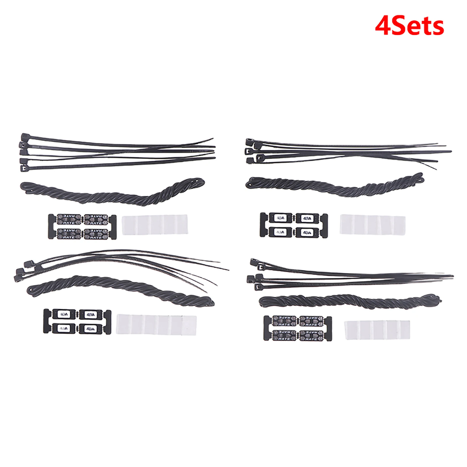 4Sets DIATONE ESC Power Distribution Board 3-6S Motor Wires Extension Plate 35*15mm For FPV 40A Single ESC