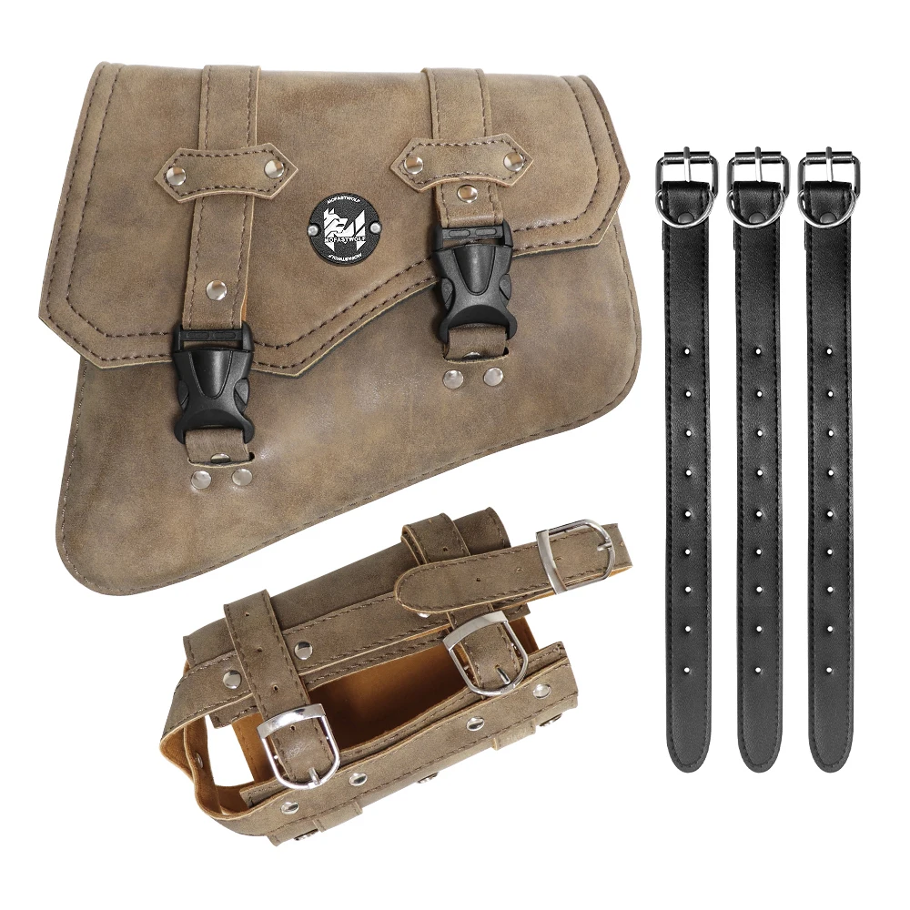 Motorcycle Side Bag for Harley 883 1200X48 Hardman Modified Triangle Hanging Bag Universal Saddle Knight Bag
