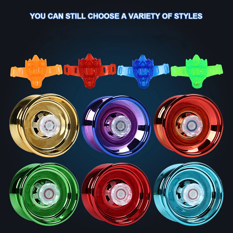 17 Colors Magic Yoyo Professional Yoyo Ball Fashion Spinning String Ball Best Responsive Yoyos for Beginner Boys Classic Toys