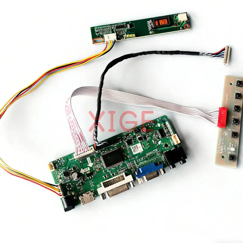 

Плата контроллера ЖК-монитора для HV121WX1 HV121WX4 HV121WX3 HT121WX2 1-CCFL LVDS 20-контактный VGA+DVI+HDMI 1280*800 1280x800 Комплект