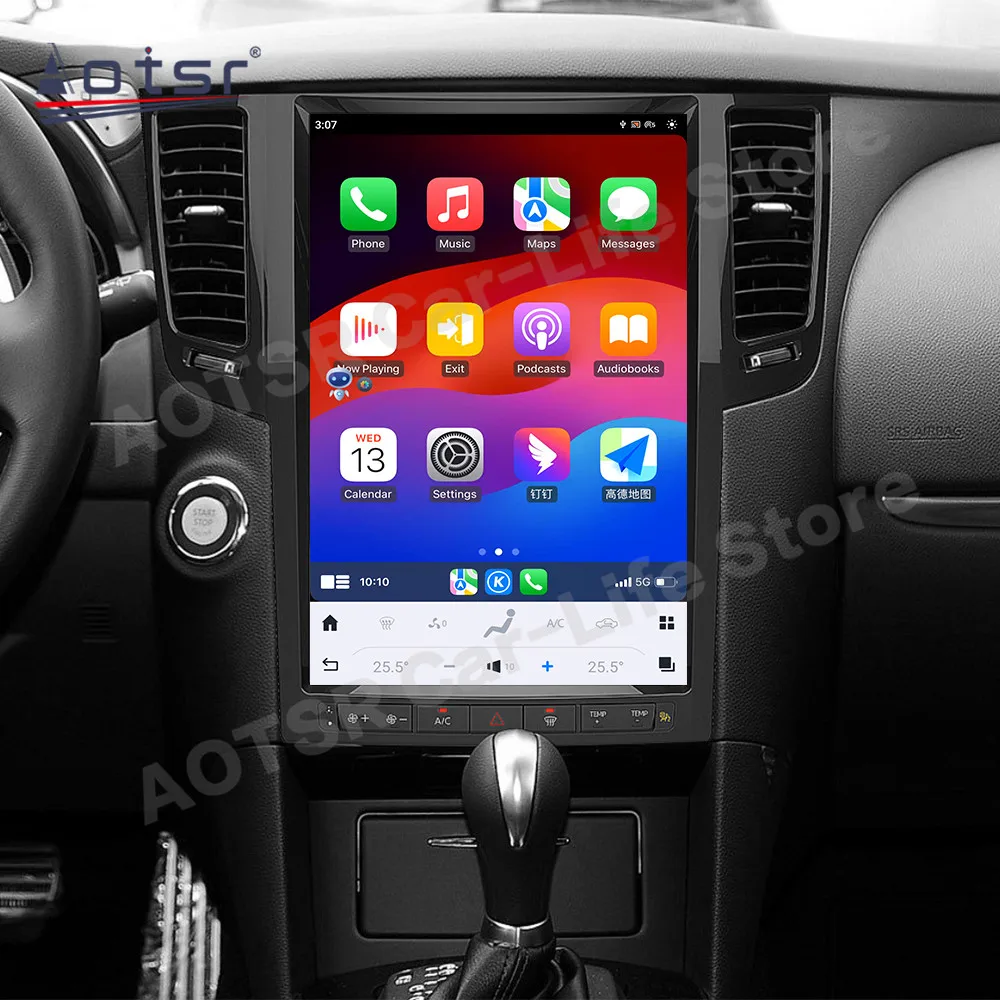 Qualcomm AI Voice Screen Android 13 For Infiniti FX25 FX35 FX37 2009~2012 Qx70 2013~2016 GPS Navigation Autostereo IPS Head Unit