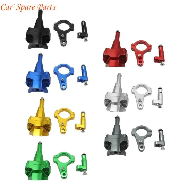 

Y4UA Aluminum Mounting Clamp Foot Fixer Motorcycle Damper Fork Bracket Support Holder