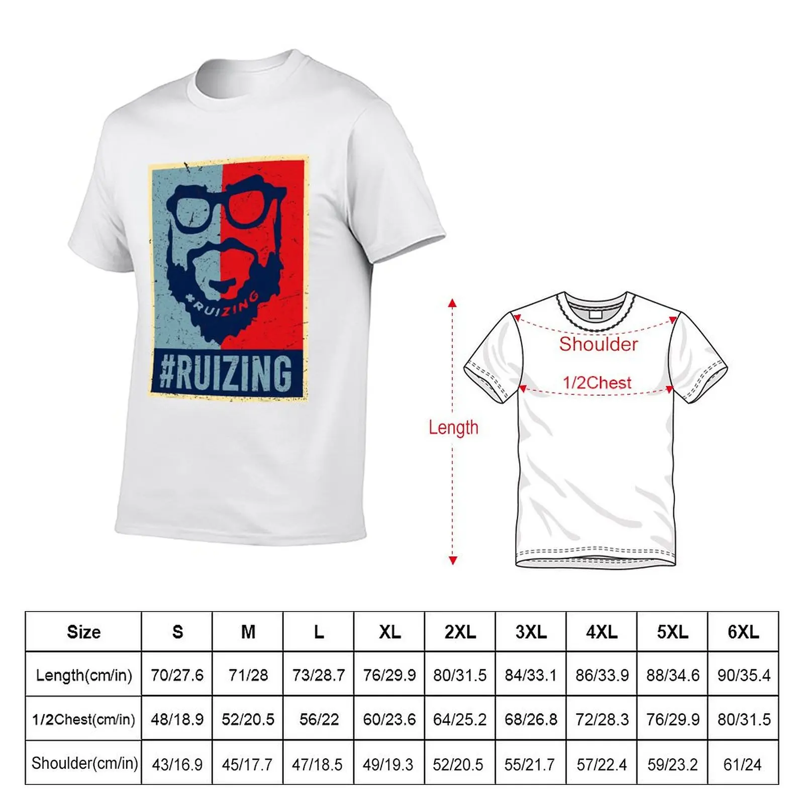 Ruizing Carl Ruiz T-Shirt t shirt man luxury t shirts for man slim fit T-Shirt