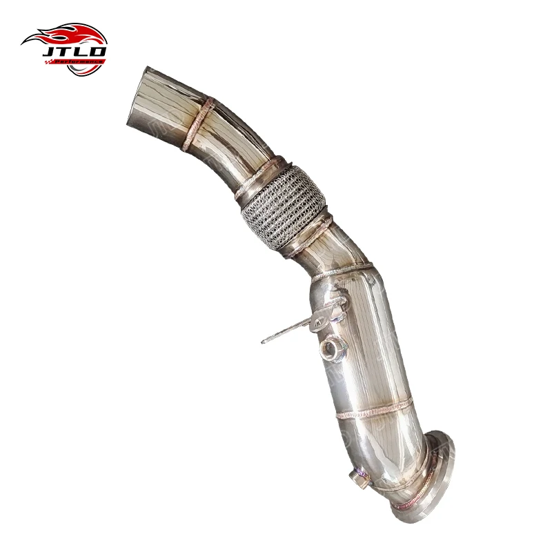 

JTLD 304 Stainless Steel Polishing Exhaust Downpipe For BMW B38 318i F20 F21 F52 116i 118i 1.5T Test Pipes
