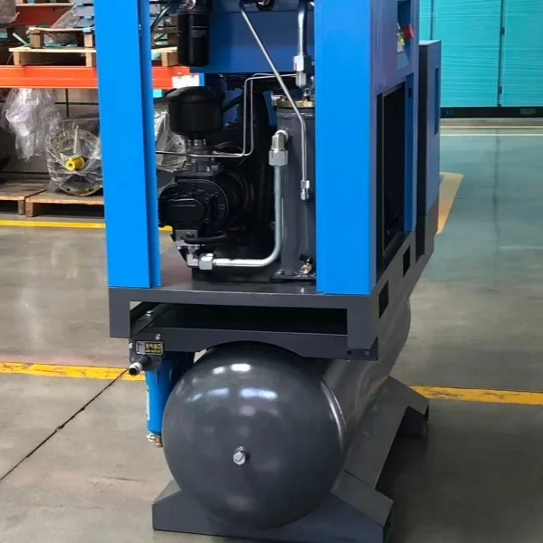 Light-Duty Wheeled Lubricated Air Cooled Rotary Screw Air Compressor for Small-Scale Engineering