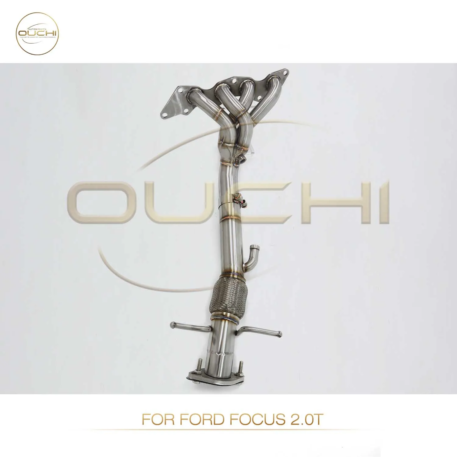 High Flow Performance manifold for Ford Focus 2.0T OUCHI Exhaust System Stainless steel Without Heat shield Auto Parts Header