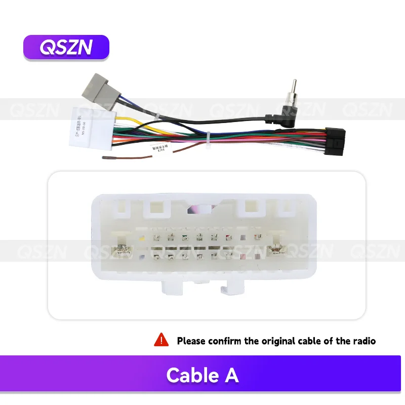 QSZN For NISSAN TIIDA 2005-2010 Harness Cable Car Radio Fascias Stereo Dashboard Panel Frame GPS MP5 Android Player Trim Kit