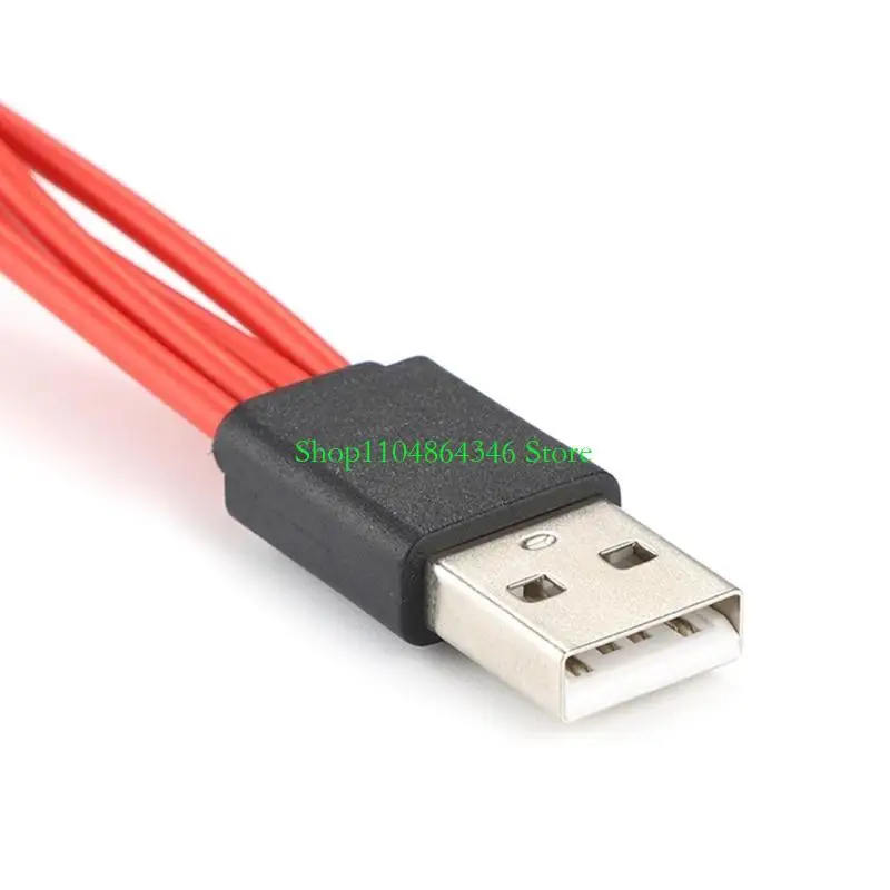 5asd 4 In 1 Micro USB Splitter Charging Data Cable For Android Phone Tablet Splitter