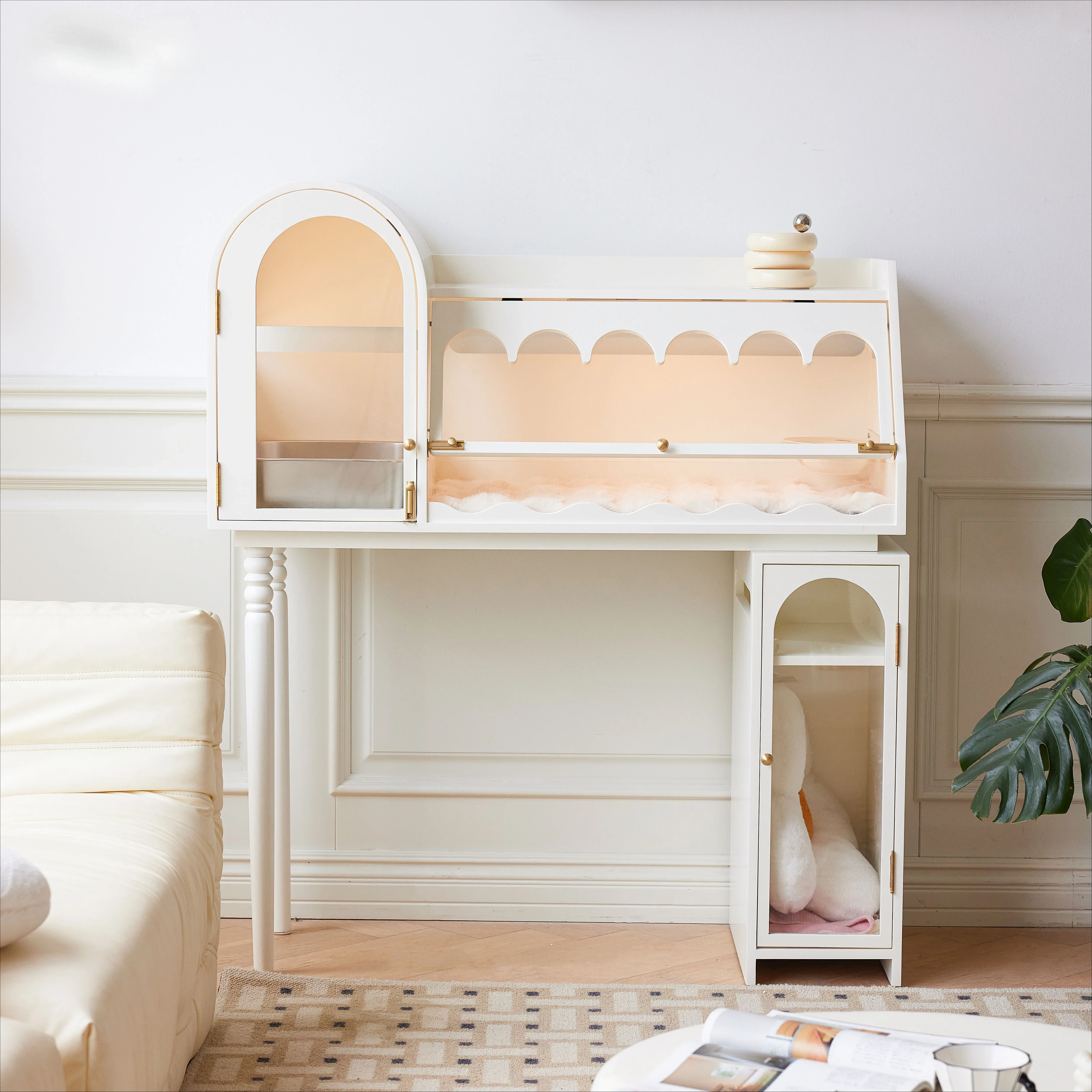 

Cat confinement center cat delivery room fertility nest breeding and breeding midwife supplies closed delivery box