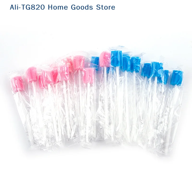 

[TG820]10Pcs/Set Disposable Oral Care Spong Swabs Unflavored Sterile Dental Swabsticks Sterile Dental Swabsticks Pad