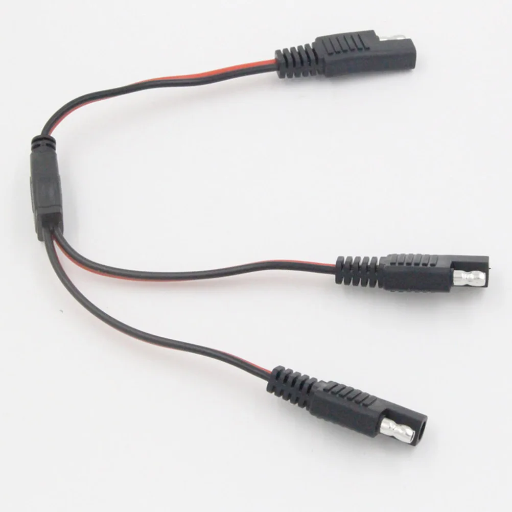 

Sae Power Extension Cable 1 To 2 Automotive Connector Pure Copper Core Low Loss High Temperature Resistant For