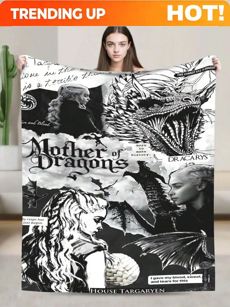 Customize Game Of Singer Thrones Flannel Throw Blanket Warm Blankets Breathable Air Conditioner Blanket For Car Classic Outdoor