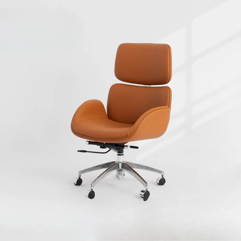 Italian minimalist ergonomic office chair, comfortable sedentary conference chair