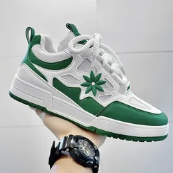 Zapatos de moda para hombre, zapatillas de deporte de marca de lujo, zapatos informales transpirables de malla, zapatos de Skateboard de calle de tendencia para hombre, zapatos de entrenamiento Tenis