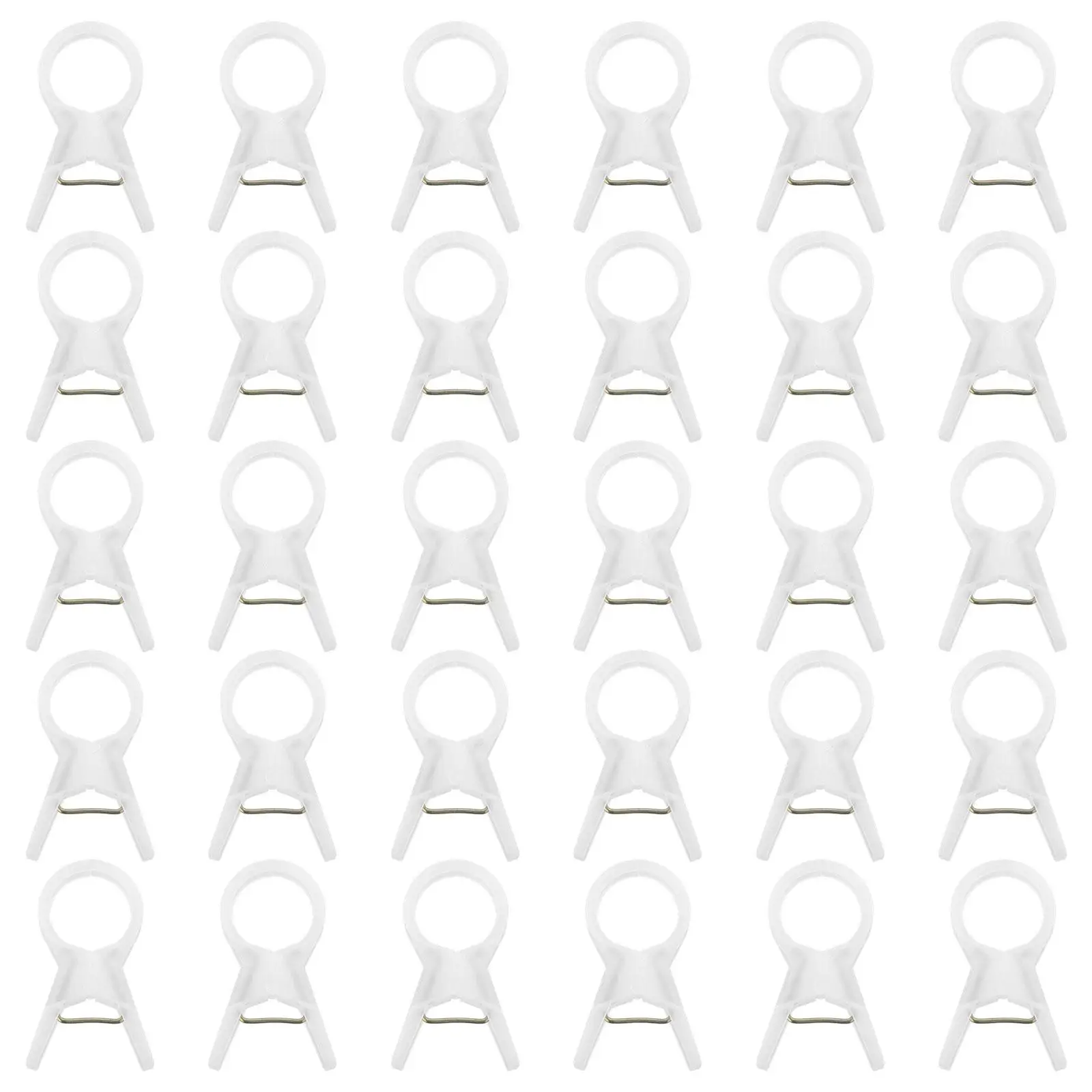 

100 Pcs Hanging Clamp Tie Vine Clip Tomato Plant Support Plastic Trailing Clips
