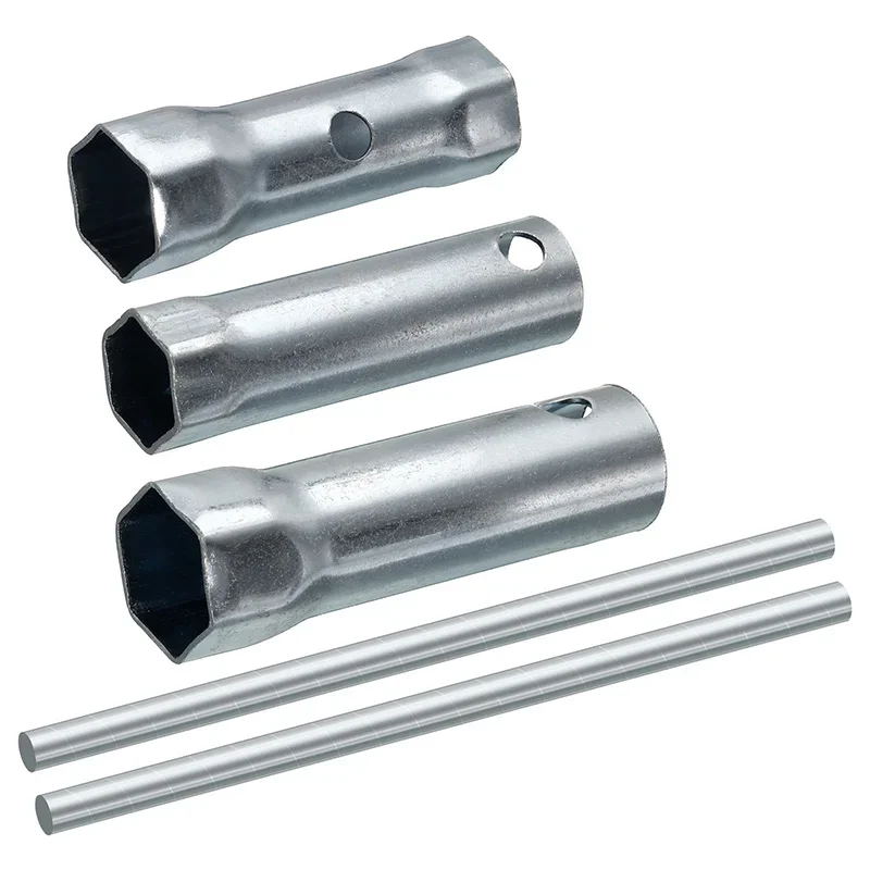 

3pcs 16mm 21mm 17/19mm Spark Plug Wrench Dual Ended Wrench Socket Tool with Torque Bar Handle Spanner Set For Car Auto T handle