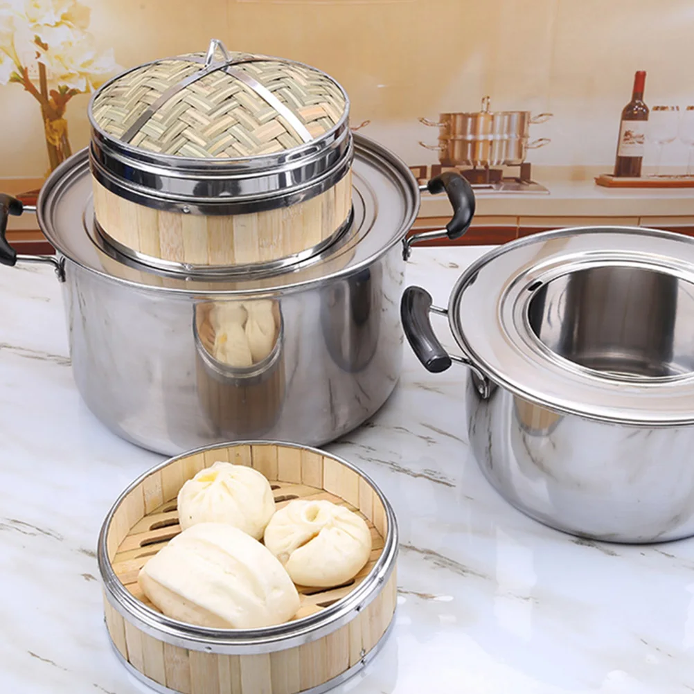 

1pc Stainless Steel Steamer Rack Round Food-Grade Rust-Proof Steaming Tray For Soup Pot Pressure Cooker Multi-Functional