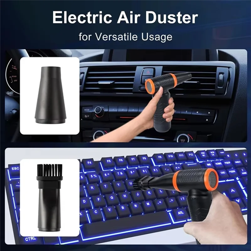 

B99A-Portable Brushless Mini Air Duster Multi-Use Compressed Air Blower For Camera And Car Cleaning