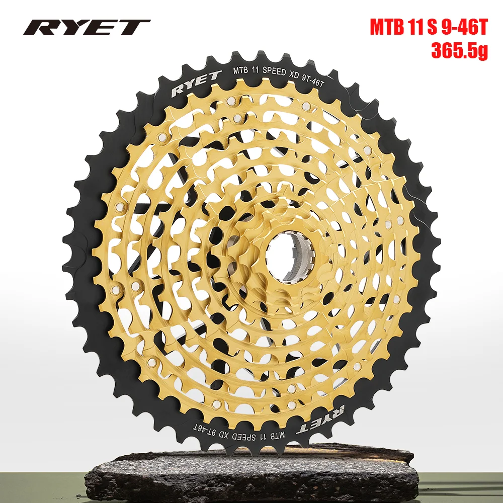 

RYET 11/12 Speed Bike Cassette 9-46T Bicycle Freewheel XD 11S 12S Ultimate Sprocket K7 11V MTB Freewheels Bike Accessories