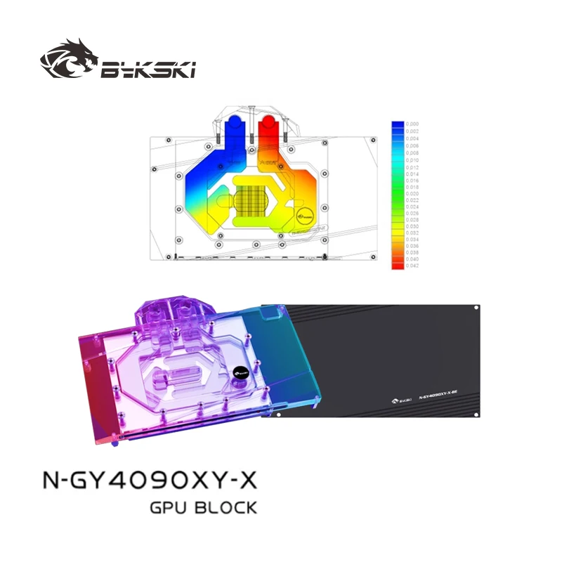 

Bykski Water Block for GALAX GeForce RTX 4090 BOOMSTAR GPU Card / T2 Red Copper Material / Prevent Corrosion N-GY4090XY-X