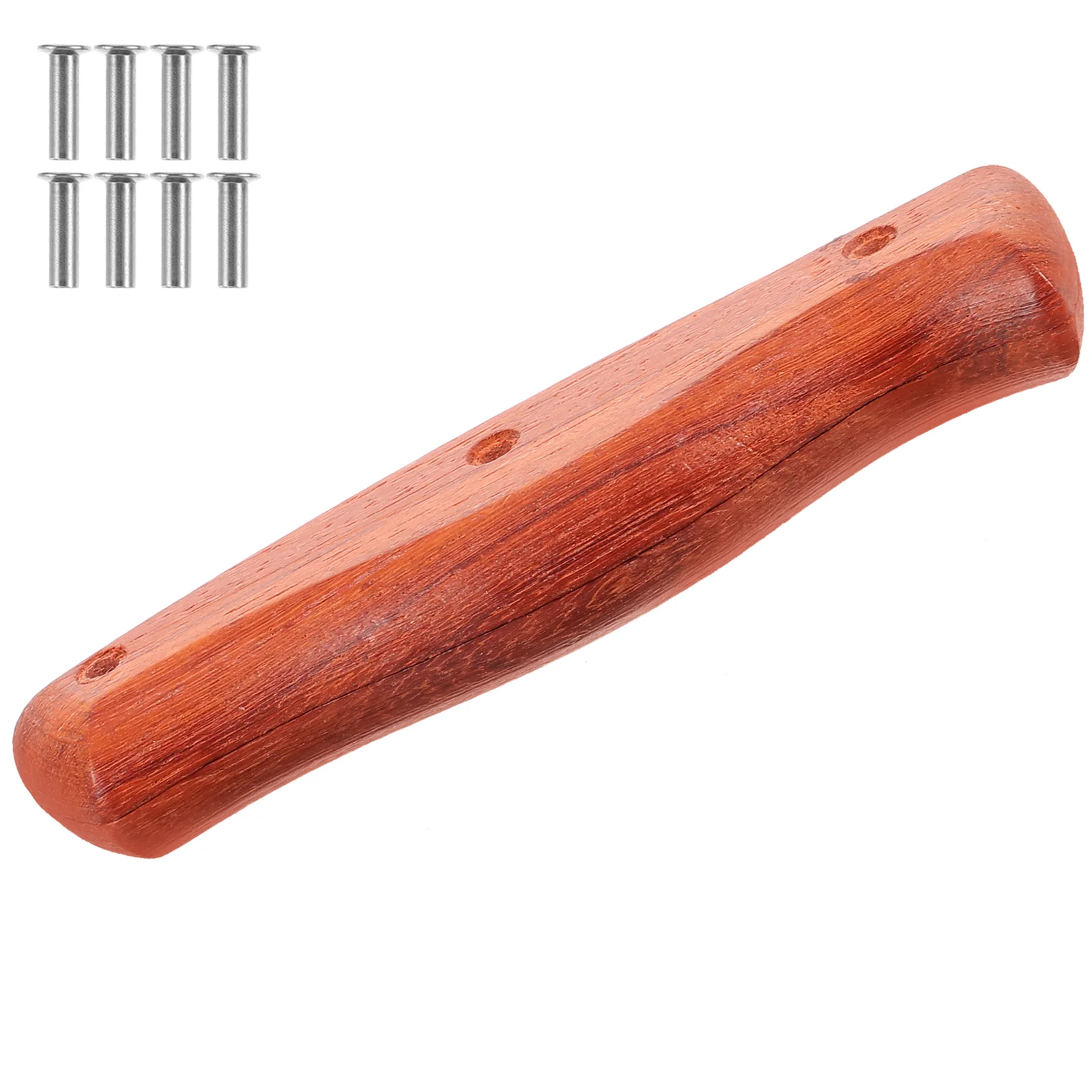 2 Pcs Screws Solid Wood Handle Kitchen Knives Knife Repair Handles Halloween Supplies Metal Wooden