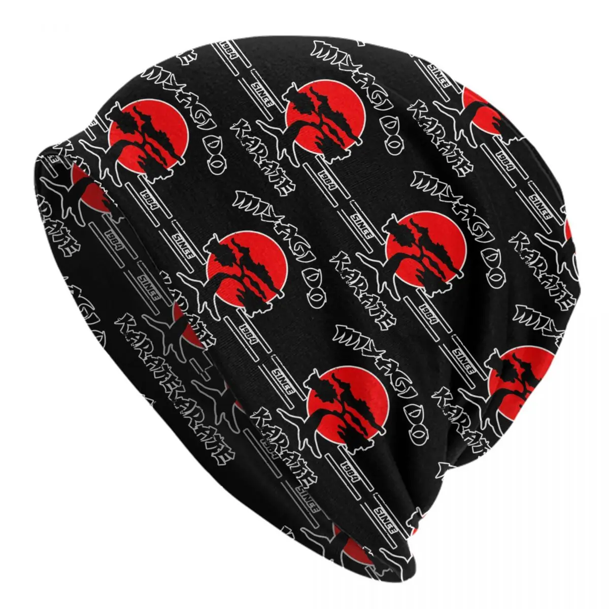 Custom K-Karates Retro Japanese Program Cartoons Skullies Beanies Caps Men  Outdoor Winter Warm Knitting Hat Adult Bonnet Hats