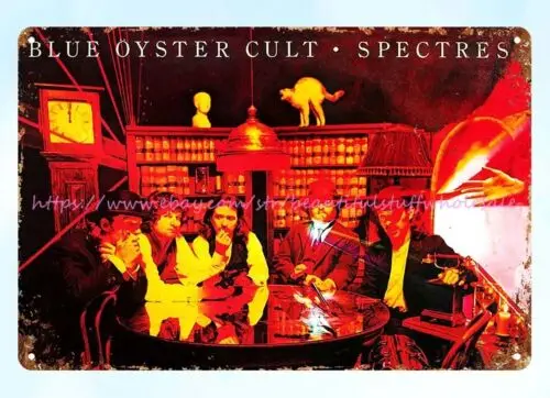 home decor accents BLUE OYSTER CULT Spectres metal tin sign