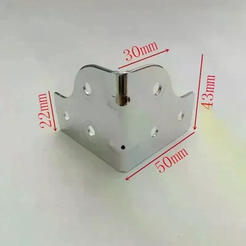 6 Hole Reinforced Metal Corner Bracket Angle Code Hardware Fitting For Tool Case Aviation Cabinet Reinforce Repair