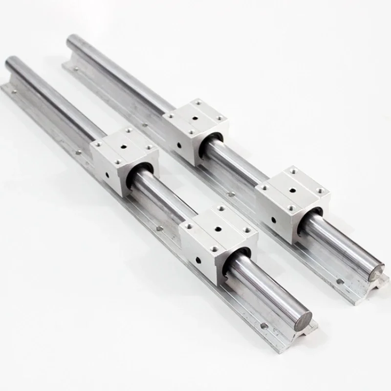 2set  SBR16 2000mm support rail linear guide + 4pcs SBR16UU linear blocks beairng for CNC  linear rail