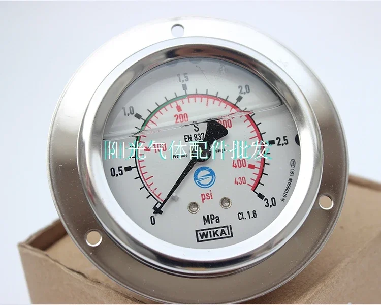 

LNG cylinder accessories buffer tank pipeline Wika WIKA oil pressure EN837-1 stainless steel pressure gauge